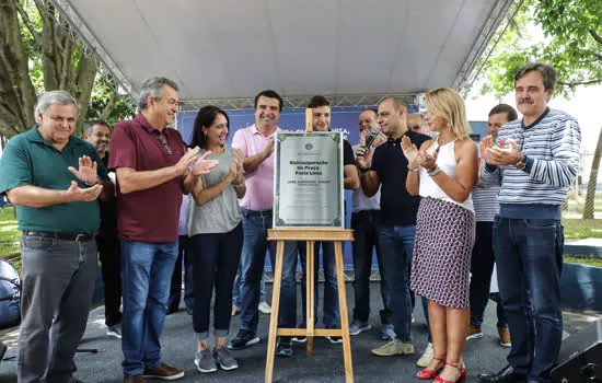 Auricchio entrega mais uma Praça da Família no Bairro Santa Maria