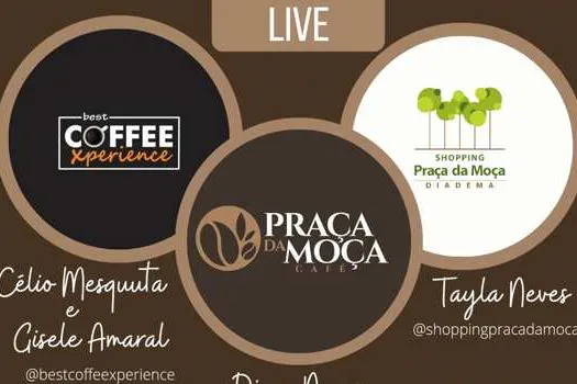 Shopping Praça da Moça fará live promovendo cafeteria personalizada