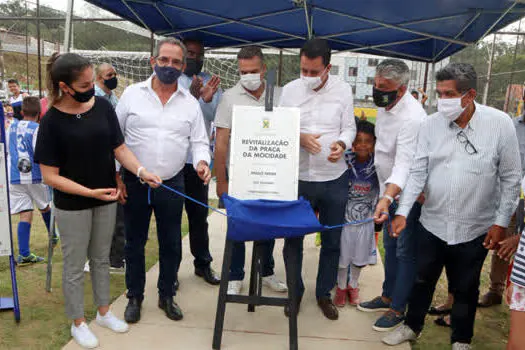 Santo André entrega revitalização da Praça da Mocidade