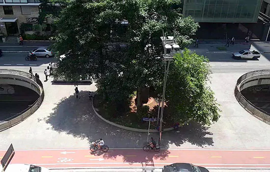 Praça do Ciclista deve ganhar bebedouro