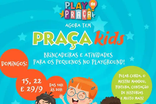 Shopping Praça da Moça traz diversão para as crianças aos domingos