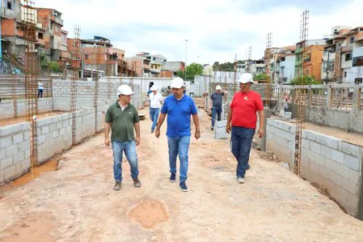 Obras da Praça da Cidadania de Mauá estão em andamento