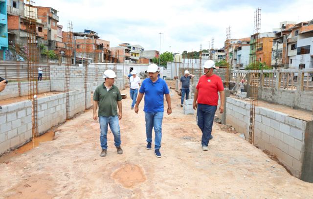 Obras da Praça da Cidadania de Mauá estão em andamento