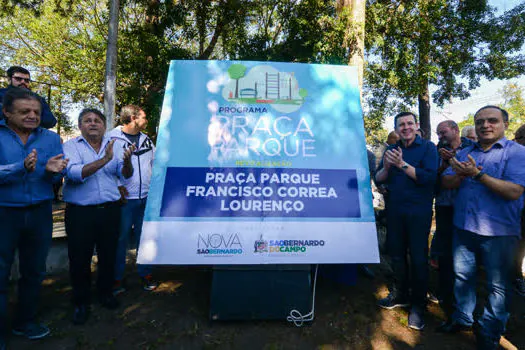 Em São Bernardo, o programa Praça-Parque chega ao bairro Santa Terezinha