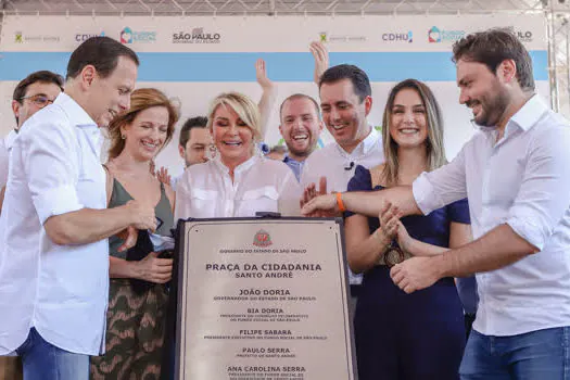 Prefeitura e Governo inauguram Praça da Cidadania no Jardim Santo André