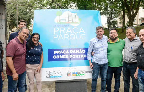 São Bernardo entrega 27ª Praça-Parque no bairro Santa Terezinha