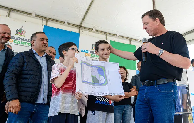 Prefeito Orlando Morando autoriza revitalização da Praça Parque no bairro Santa Terezinha