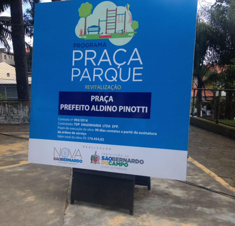 Projeto Praça-Parque tem como objetivo restaurar e ampliar as praças do município