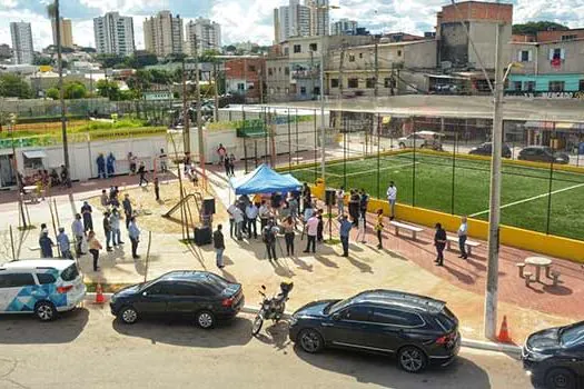 Santo André entrega revitalização da Praça Prefeito Saladino, no Núcleo dos Ciganos