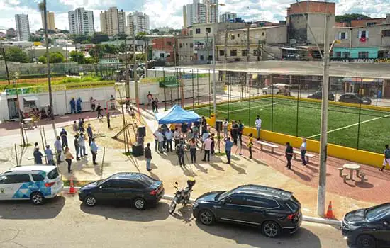 Santo André entrega revitalização da Praça Prefeito Saladino