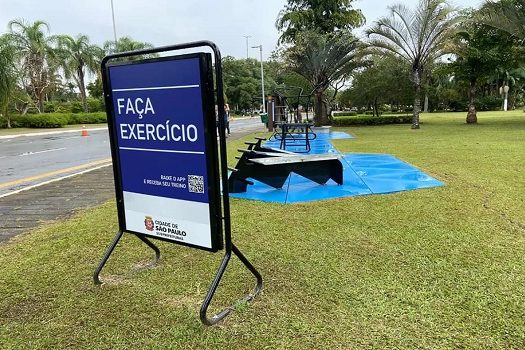 Praça Pan-Americana recebe equipamentos para a prática de atividades físicas