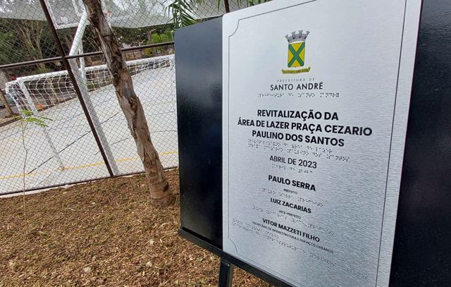 Parque Oratório recebe de volta Praça Cezario Paulino dos Santos totalmente revitalizada