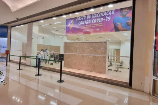 Shopping Praça da Moça conta com posto de vacinação contra Covid-19