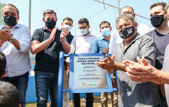 Prefeito Orlando Morando entrega Praça-Parque Nossa Senhora de Fátima