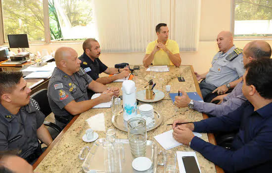 Prefeito Lauro Michels discute ações integradas com a Polícia Militar