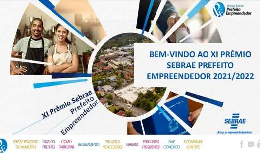 Sebrae-SP prorroga inscrições para o prêmio Prefeito Empreendedor 2022