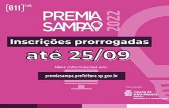 Inscrições para o Premia Sampa 2022 são prorrogadas até domingo (25)