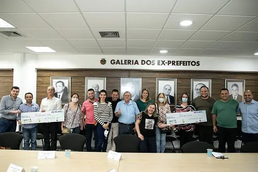 Prefeitura de São Caetano entrega mais uma premiação de R$ 60 mil do Programa Nossa Nota