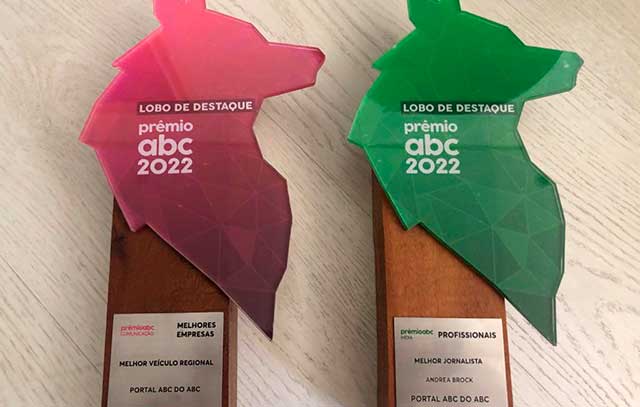 Portal ABC do ABC recebe dois Lobos do Prêmio ABCCom