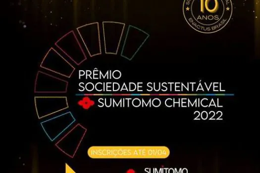 Inscrições abertas para Prêmio Sociedade Sustentável Sumitomo Chemical