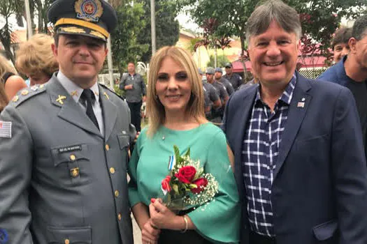 Presidente da OAB de Santo André recebe medalha do 10º Batalhão de Polícia Militar