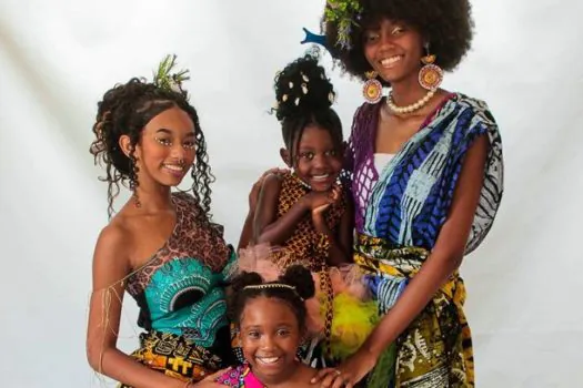 Princesinhas Africanas protagonizam editorial do Pretinhas da Brasilândia