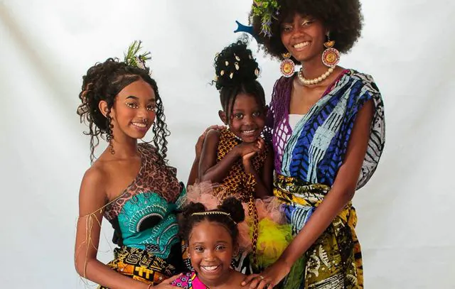 Princesinhas Africanas protagonizam editorial do Pretinhas da Brasilândia