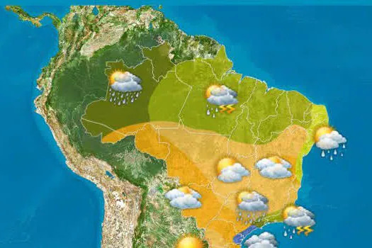 Sexta gelada no Sul. Frio invade SP, MS, sul de MT, RO e AC