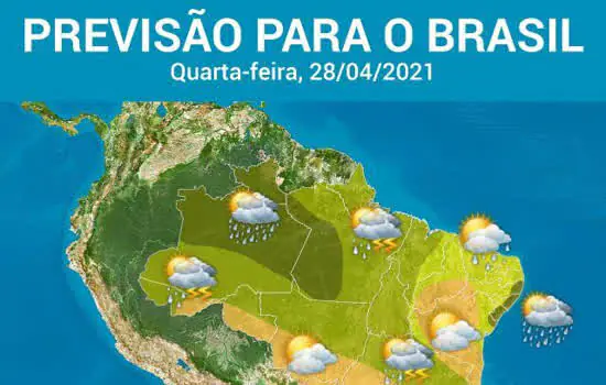 Ar seco e frio deixa centro-sul do BR com poucas nuvens