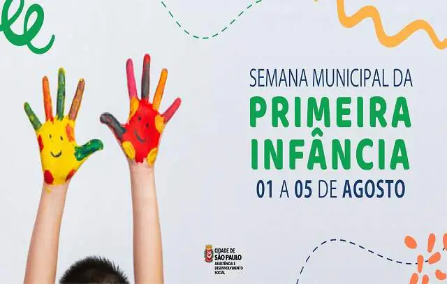 SP promove 6ª Semana Municipal da Primeira Infância