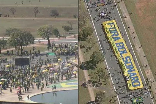 Manifestações contra e a favor do governo ocorrem em Brasília, SP, BH e Rio