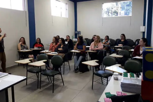 Professores de Ribeirão Pires participam de formação de matemática