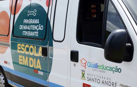 Programa Escola em Dia garante manutenção em unidades da rede municipal de Santo André