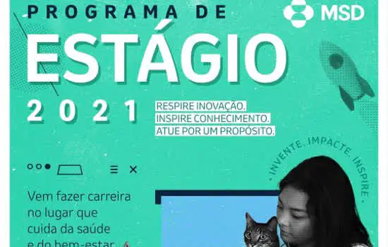 MSD Brasil abre inscrições para o Programa de Estágio 2021