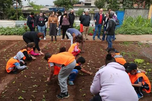 Diadema inicia sétima horta do Programa Mais Educação