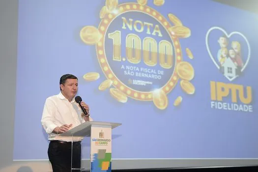 Prefeito Orlando Morando entrega prêmios dos programas Nota 1.000 e IPTU Fidelidade