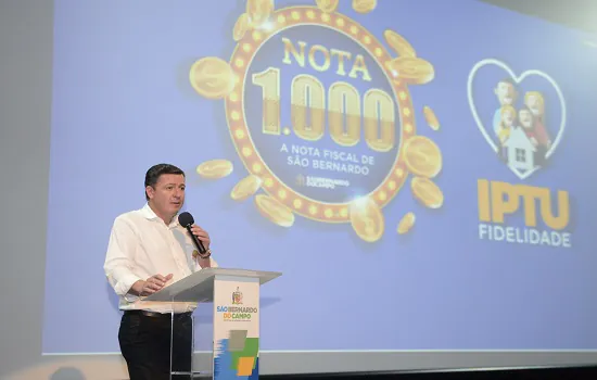 Prefeito Orlando Morando entrega prêmios dos programas Nota 1.000 e IPTU Fidelidade