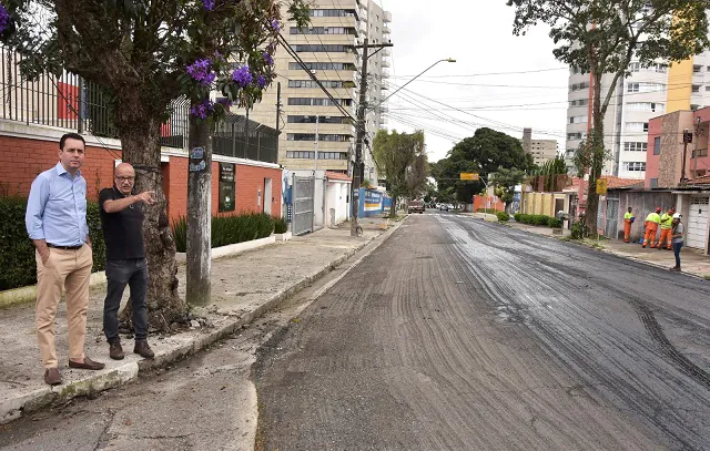 Santo André alcança 300 quilômetros de vias asfaltadas pelo programa Rua Nova