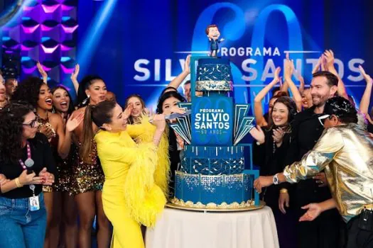 Programa Silvio Santos especial de 60 anos registra a melhor audiência em 27 meses