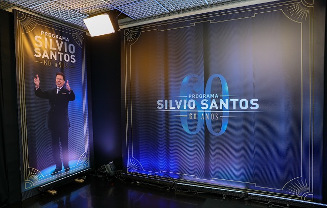 Cenário do Jogo dos Pontinhos no Programa Silvio Santos, versão