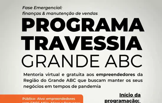 Projeto Travessia inicia fase 2 com capacitação gratuita no Grande ABC