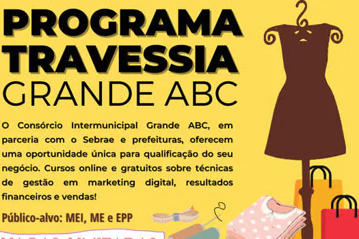 Programa Travessia Grande ABC lança turmas para Varejo de Moda e Confecção