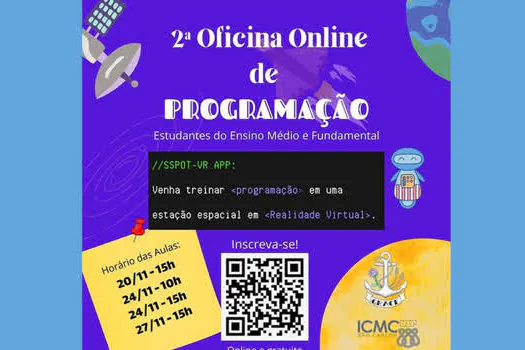 Oficina da USP ensina princípios de programação para estudantes do ensino básico