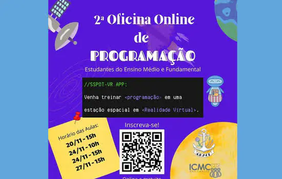 Oficina da USP ensina princípios de programação para estudantes do ensino básico