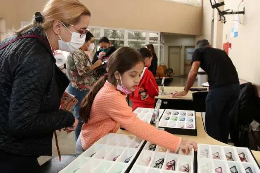 Diadema realiza segundo mutirão de oftalmologia para estudantes da rede municipal