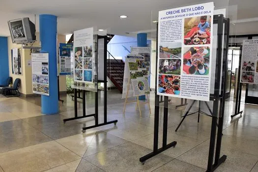 Projeto de educação ambiental da rede municipal de Santo André vira exposição