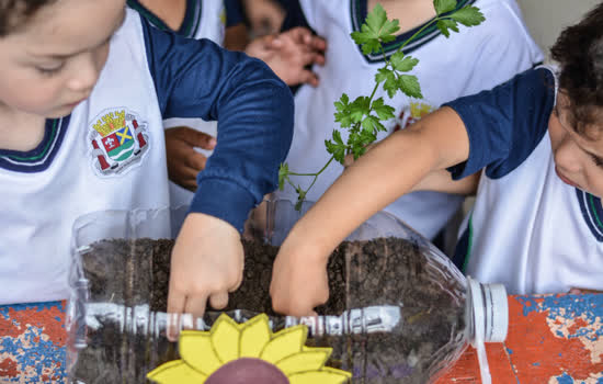 Ribeirão Pires desenvolve projeto “Horta na Escola”