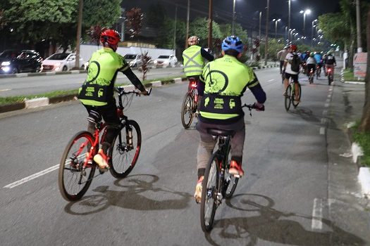 Diadema ganha percurso ciclístico noturno