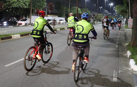 Diadema ganha percurso ciclístico noturno