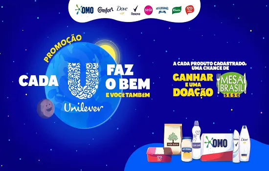 Unilever lança promoção que propõe corrente do bem